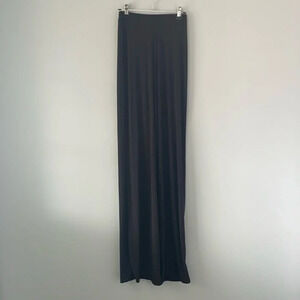 PRETTYLITTLETHING black slinky dress pants